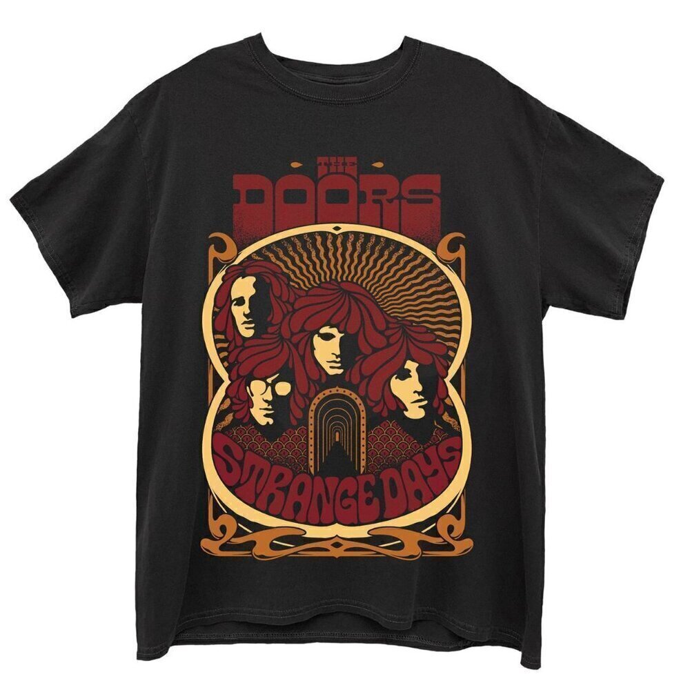 The Doors T-Shirt Strange Days Rock Band Graphic Retro .